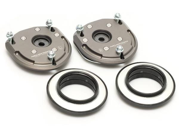 Neuspeed - Neuspeed Billet Adjustable Camber Plate w/ Bearing Kit A3/S3/RS 3 8V/8Y, TT/TTS/TT RS 8S, Q3 F3 MK7/MK8 Golf, Jetta, Taos, Atlas, Tiguan - 53.10.07BK