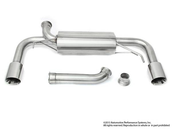 NeuF - Neu-F Axle Back 2.5" Performance Exhaust With Muffler 2012-up Fiat Abarth 1.4L Turbo - NF.3001