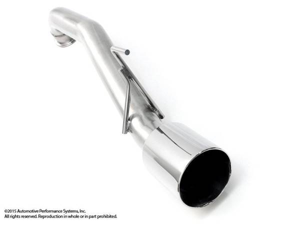 NeuF - Neu-F Turbo Race Exhaust Single Outlet Pipe No Muffler 2012-up Fiat 1.4L Turbo - NF.3003