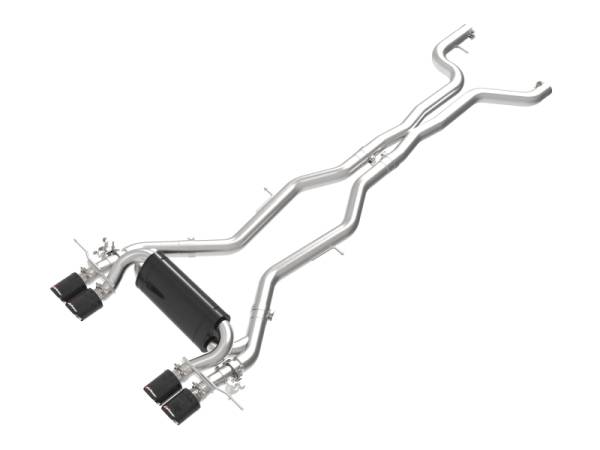 aFe - aFe 23-25 BMW M2 L6-3.0L (G87) MACH Force-Xp Cat-Back Exhaust w/ Carbon Fiber Tip