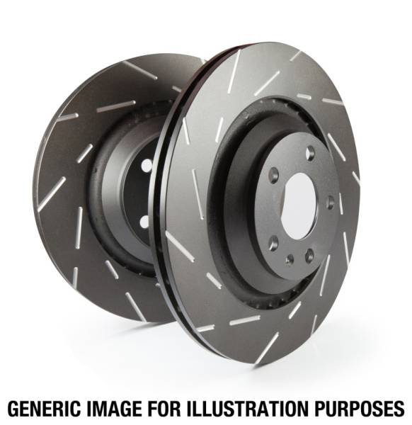 EBC - EBC 84-92 Rover Mini 1.0 USR Slotted Front Rotors - USR182