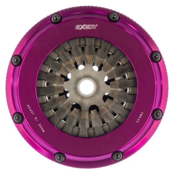 Exedy - Exedy 1993-1997 Porsche 911 H6 Hyper Triple Carbon-R Clutch Rigid Disc Pull Type Cover - PM013SBMC1