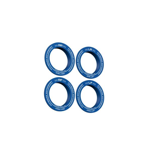 fifteen52 - fifteen52 Holeshot RSR Center Ring - Corner Designation Set of Four - Blue - 52-RSRRING-BLUE-CD-SET