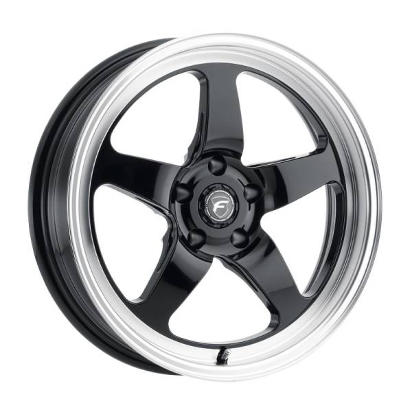 Forgestar - Forgestar D5 Drag 18x9.0 / 5x114.3 BP / ET35 / 6.4in BS Gloss Black Wheel - F09189067P35
