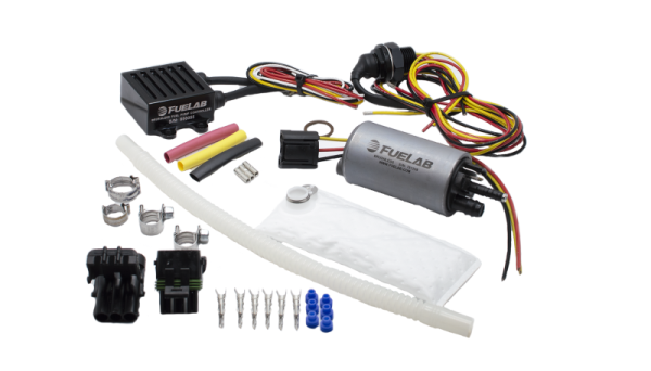 Fuelab - Fuelab 253 In-Tank Brushless Fuel Pump Kit w/9mm Barb & 6mm Siphon/72002/74101/Pre-Filter - 500 LPH - 25314