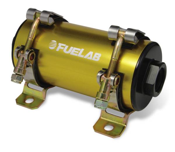 Fuelab - Fuelab Prodigy High Pressure EFI In-Line Fuel Pump - 1000 HP - Gold - 41401-5