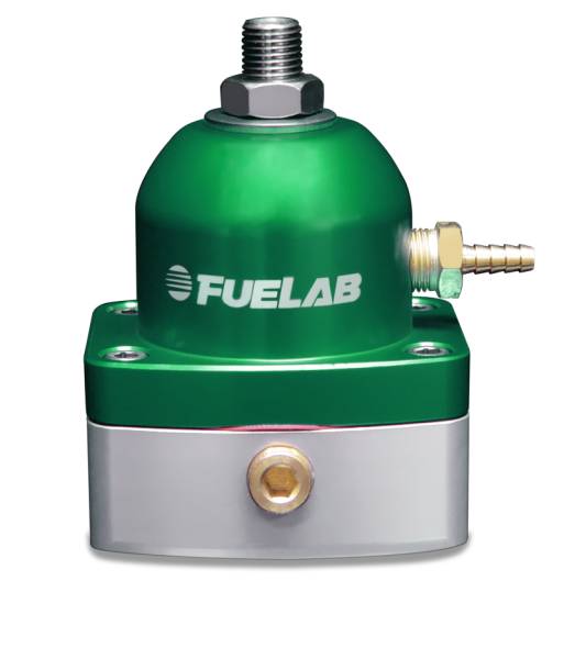 Fuelab - Fuelab 535 TBI Adjustable Mini FPR 10-25 PSI (2) -6AN In (1) -6AN Return - Green - 53502-6-T