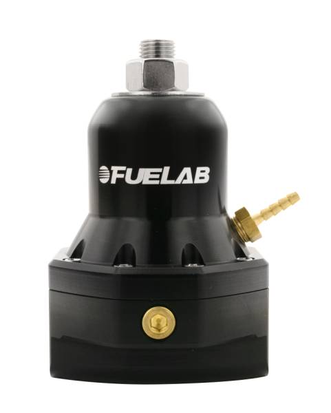Fuelab - Fuelab 565 EFI Adjustable FPR 40-80 PSI (2) -10AN In (1) -10AN Return Max Flow Bypass - Black - 56504-1