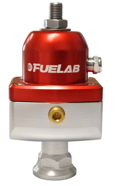 Fuelab - Fuelab 575 Carb Adjustable Mini FPR Blocking 10-25 PSI (1) -6AN In (2) -6AN Out - Red - 57503-2