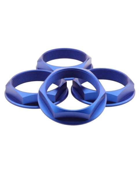 fifteen52 - fifteen52 Super Touring Nut V2 - Anodized Blue w/ Satin Clear - Set of 4 - 52-ST-NUT-V2- BLUE-SET