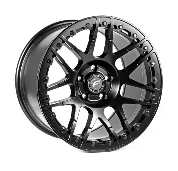 Forgestar - Forgestar F14 Beadlock 17x10 / 5x120 BP / ET45 / 7.3in BS Satin Black Wheel - F28270022P45