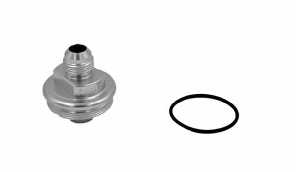 Fuelab - Fuelab Fuel Filter Outlet Cap -10AN Clear - 108020101-3