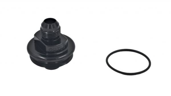 Fuelab - Fuelab Replacement Filter Cap -10AN Outlet - Black - 108020101-7