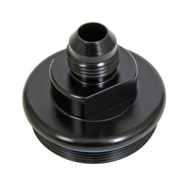 Fuelab - Fuelab Replacement Filter Cap -8AN Inlet - Black - 108020102-6