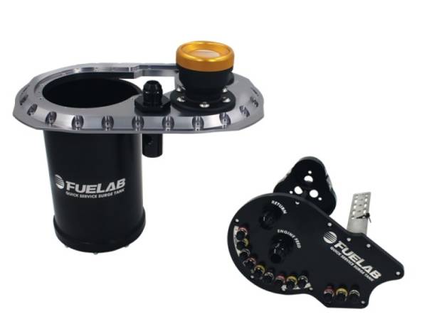 Fuelab - Fuelab Quick Service Surge Tank 2.0 w/No Lift Pump & No Surge Pump - Titanium - 62810-0