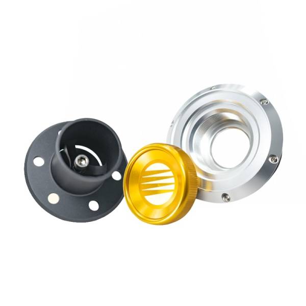 Fuelab - Fuelab Remote Fuel Filler Neck & Flange w/Cap - 63702