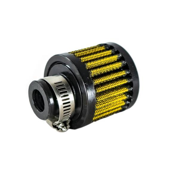 Fuelab - Fuelab Replacement Vent Filter w/Clamp - Gold - 63703