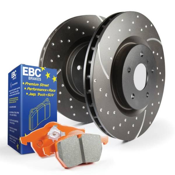 EBC - EBC S8 Kits Orangestuff Pads and GD Rotors