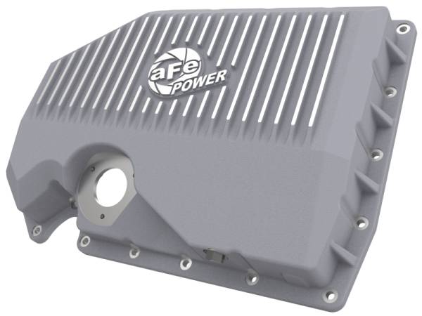aFe - aFe 05-19 VW 1.8L/2.0L w/ Oil Sensor Engine Oil Pan Raw POWER Street Series w/ Machined Fins - 46-71210A