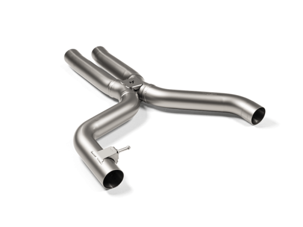 Akrapovic - Akrapovic 2021+ BMW G87 M2, G80 M3 & G82 M4 Evolution Short Link pipe w/o Resonator  (Titanium) - E-BM/T/14