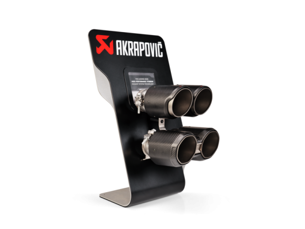 Akrapovic - Akrapovic Counter Display with BMW M3/M4 Sample Tail Pipe Sets - P-CM-CDC/2