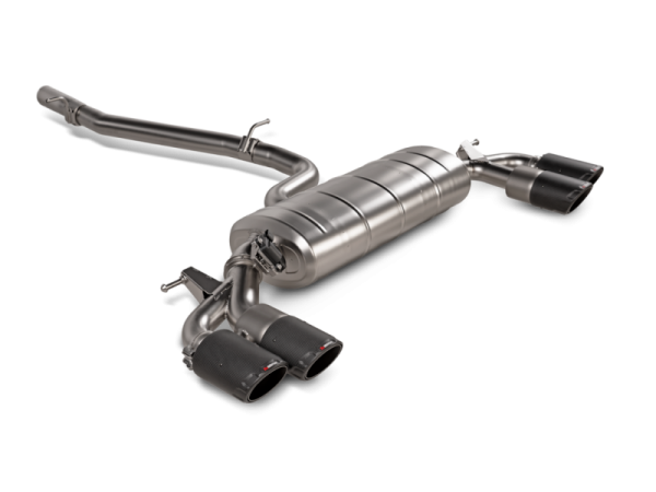 Akrapovic - Akrapovic 2021+ Audi S3 Sportback (8Y) Evolution Line Cat Back (Titanium) w/Carbon Tips - S-AU/TI/17H