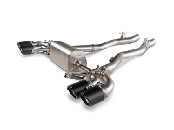 Akrapovic - Akrapovic 2020 BMW M8/M8 Competition (F91/F92) w/OPF/GPF Slip-On Line (Titanium) w/Carbon Tips - S-BM/T/22H