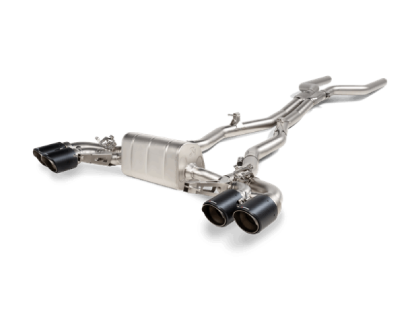 Akrapovic - Akrapovic 2021 BMW M8/M8 Competition (F91/F92) Evolution Line Cat Back (Titanium) w/Carbon Tips - S-BM/T/23