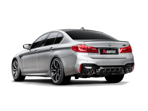 Akrapovic - Akrapovic BMW M5/M5 Competition (F90) Slip-On Line (Titanium) (Req. Tips) - S-BM/T/27H
