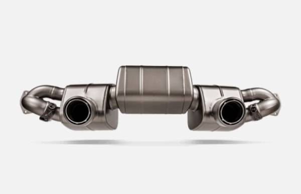 Akrapovic - Akrapovic 2022+ Porsche 718 Cayman GT4 RS Slip-On Race Line (Titanium) - S-PO/TI/24