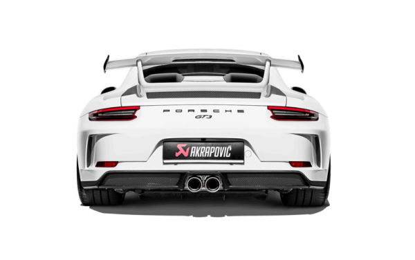 Akrapovic - Akrapovic 2018 Porsche 911 GT3 (991.2) Slip-On Race Line (Titanium) w/Header/Link Pipes/Tail Pipes - S-PO/TI/8-TP-E-L