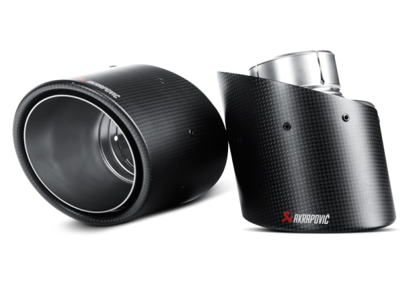 Akrapovic - Akrapovic 09-16 Volkswagen Scirocco R Tail Pipe Set (Carbon) - TP-CS/1