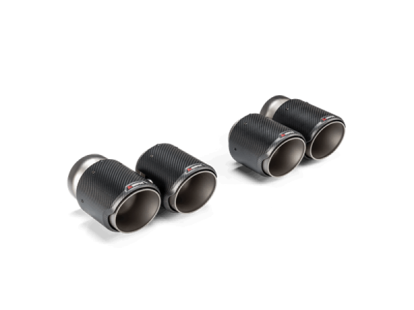 Akrapovic - Akrapovic 2021+ BMW G87 M2, G80 M3 & G82 M4 Classic Carbon Design Tail Pipe Set - TP-CT/68