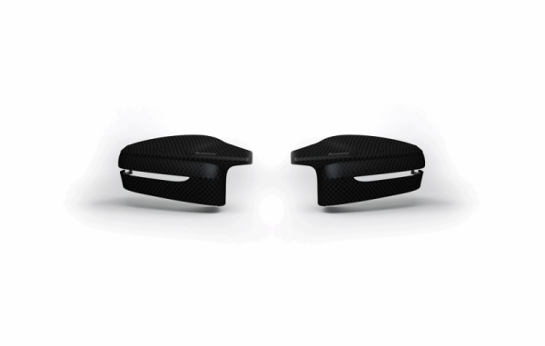 Akrapovic - Akrapovic 2021+ BMW (G87) M2, (G80) M3 & (G82) M4 Mirror Cap Set- Matte Carbon - WM-BM/CA/4/M