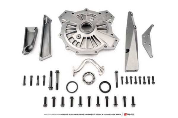 AMS - AMS Performance Lamborghini Huracan / Audi R8 Reinforced Differential Cover & Transmission Brace - ALP.37.03.0005-1
