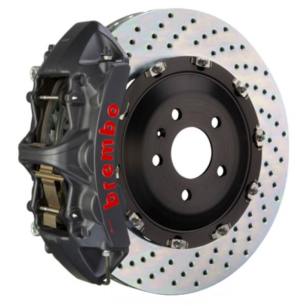 Brembo - Brembo 25+ BMW X3 30 xDrive (G45) Front GT-S BBK 6 Piston Cast 380x34 2pc Rotor Drilled - Black HA - 1N1.9093AS