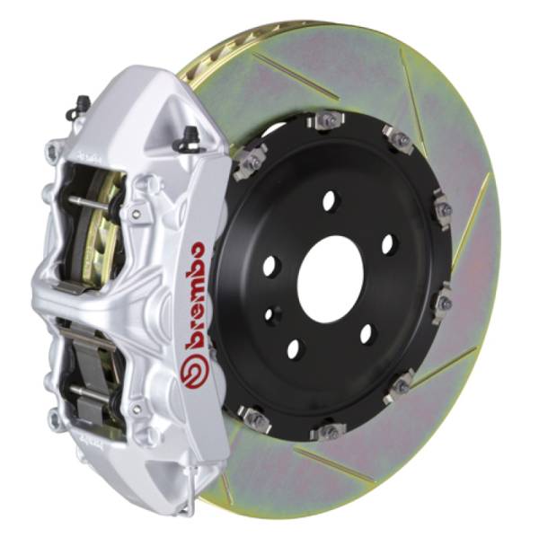 Brembo - Brembo 24+ BMW M30i/530i XDrive Front GT BBK 6 Piston Cast 380x34 2pc Rotor Slotted Type-1 - Silver - 1N2.9092A3
