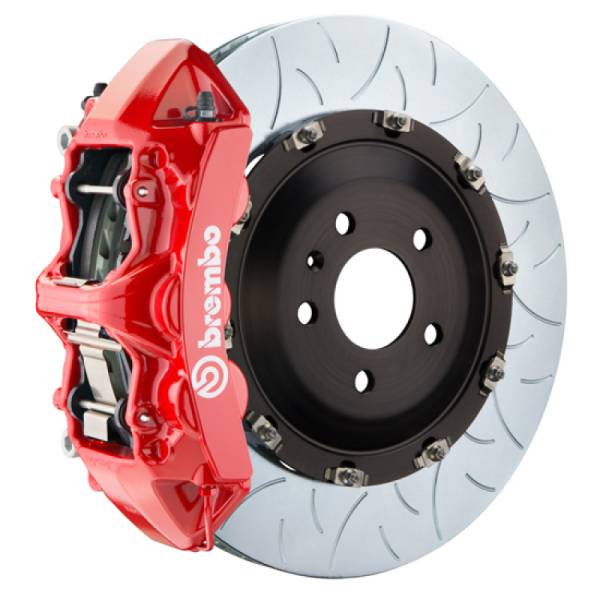 Brembo - Brembo 24+ BMW M30i/530i XDrive Front GT BBK 6 Piston Cast 380x34 2pc Rotor Slotted Type-3 - Red - 1N3.9092A2