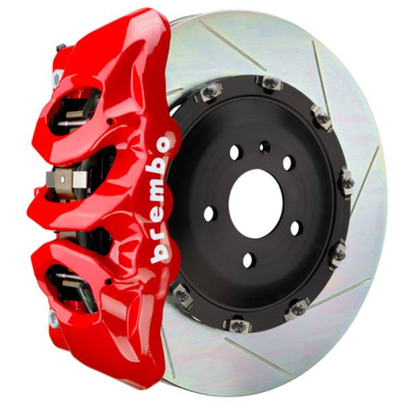 Brembo - Brembo 25+ BMW X3 30 xDrive (G45) Front GT BBK 6 Piston Cast 380x34 2pc Rotor Slotted Type-1 - Red - 1T2.9040A2