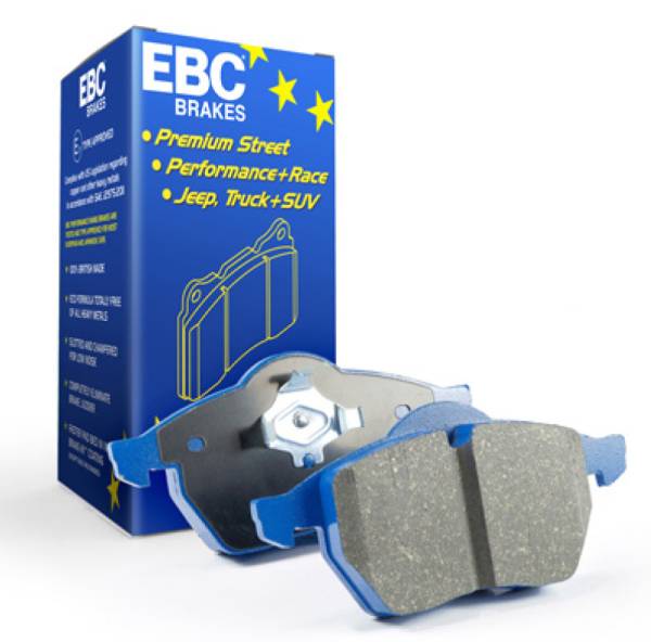 EBC - EBC 11-14 Audi TT RS Quattro 2.5T Bluestuff Front Brake Pads - DP52070NDX