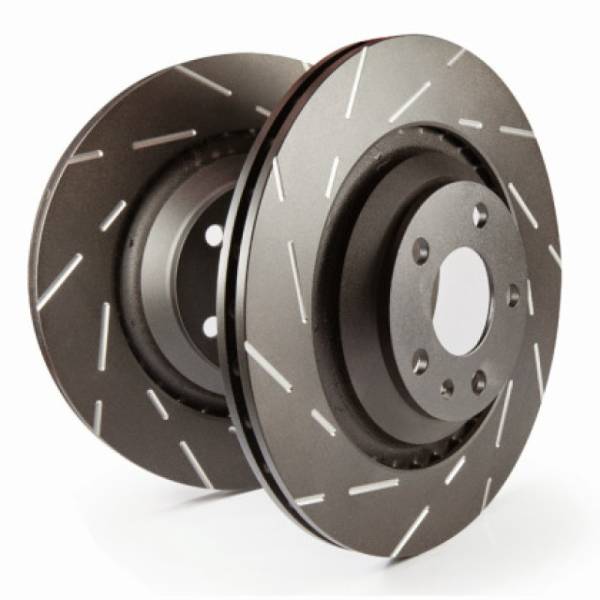 EBC - EBC 06-11 Mercedes-Benz SLK350 (R171) 3.5L USR Slotted Front Rotors - USR7250
