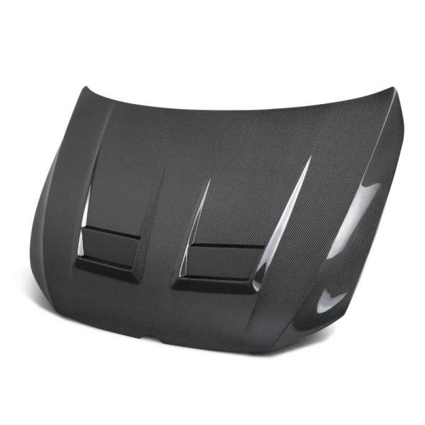 Seibon - Seibon 2022-2023 Volkswagen Golf GTI/R DV-Style Carbon Fiber Hood - HD22VWG8-DV