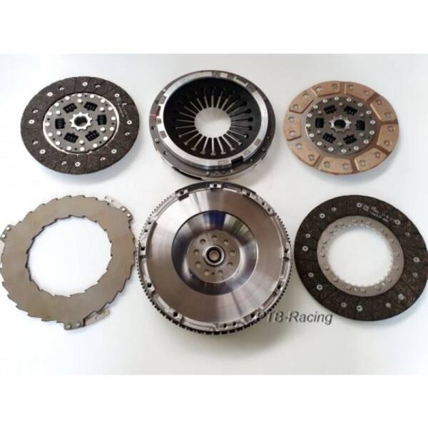 Wagner Tuning - Wagner Tuning Porsche 996/997 Turbo/Turbo S GT2/GT3 Twin Disc Clutch Kit - PTB002001010