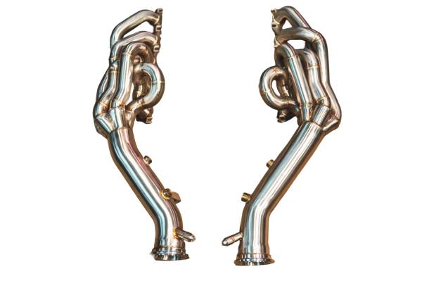 Valvetronic Designs - Valvetronic Designs Audi/Lamborghini 5.2 L Free Flow Exhaust Headers AUD.LAM.V10.FFH.EVO.2.BR 2022+ AUD.LAM.V10.FFH.EVO.2.BR