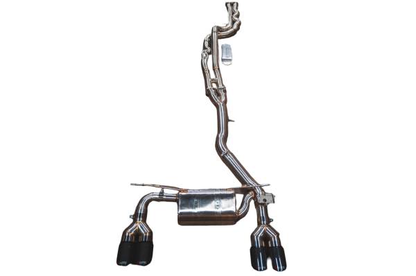 Valvetronic Designs - Valvetronic Designs BMW F80,F82 M3,M4 3.0L Catback, T304 Stainless Steel Burnt 3.5" Outlet Tips BMW.F8X.M3.M4.VSES.BR.BRT