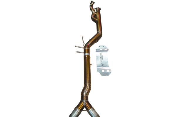 Valvetronic Designs - Valvetronic Designs BMW G80,G82 M3,M4 3.0L Midpipe, Grade 5 Titanium BMW.G8X.M3.MP.TI