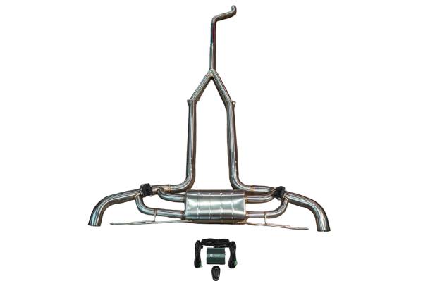 Valvetronic Designs - Valvetronic Designs BMW G05 X5 3.0L Catback, T304 Stainless Steel, Reuses OEM Style Tips BMW.X5.G05.I6.VSES.BR