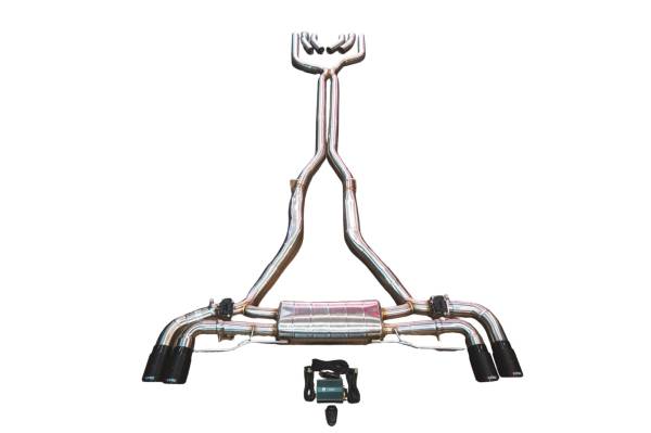 Valvetronic Designs - Valvetronic Designs BMW G05 X5 4.4L Catback, T304 Stainless Steel, Reuses OEM Style Tips BMW.X5.G05.V8.VSES.BR