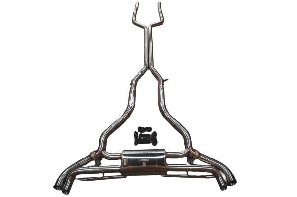 Valvetronic Designs - Valvetronic Designs BMW G05 X7 4.4L Catback, T304 Stainless Steel, Reuses OEM Style Tips BMW.X7.G07.V8.VSES.BR
