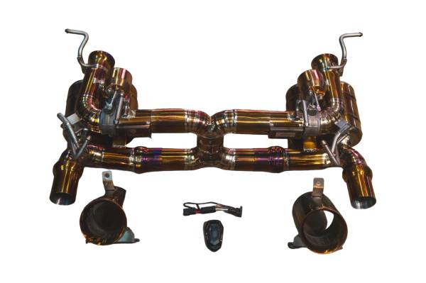Valvetronic Designs - Valvetronic Designs Ferrari 458 Speciale 4.5L Catback, Grade 5 Titanium, Bespoke OEM Style Valvetronic Tips FER.458S.VSES.TI